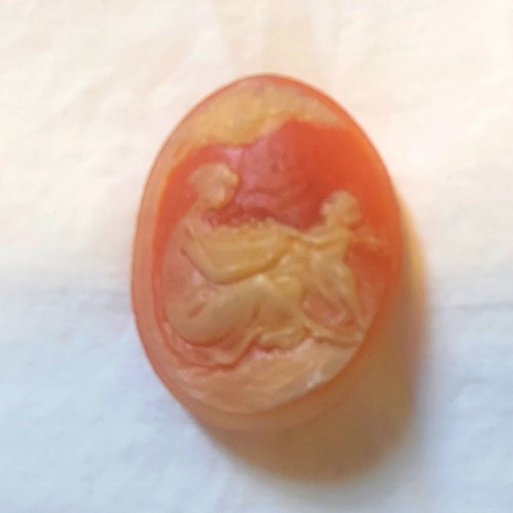 Vintage Antique beautiful unique top button cover up  broach